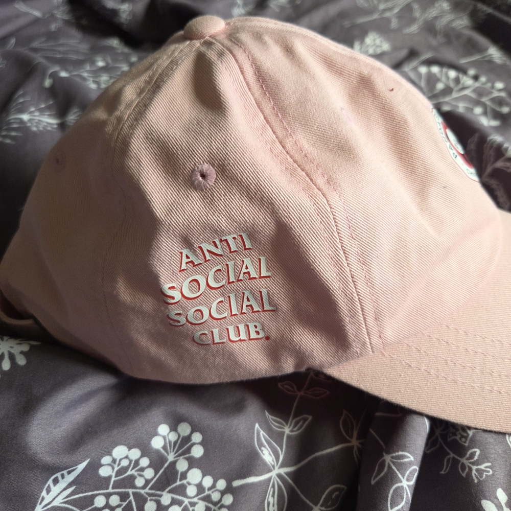 Anti Social Social Club Pink Hat - Picture 2 of 4